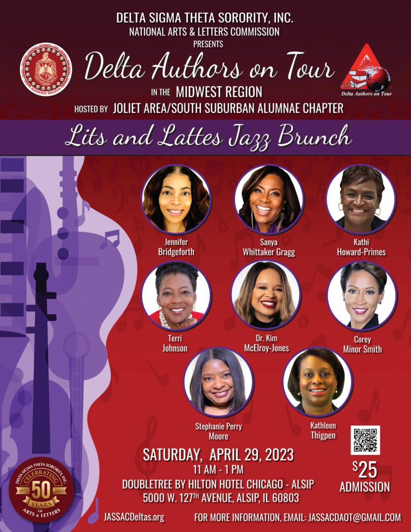 Delta Author on the tour banner